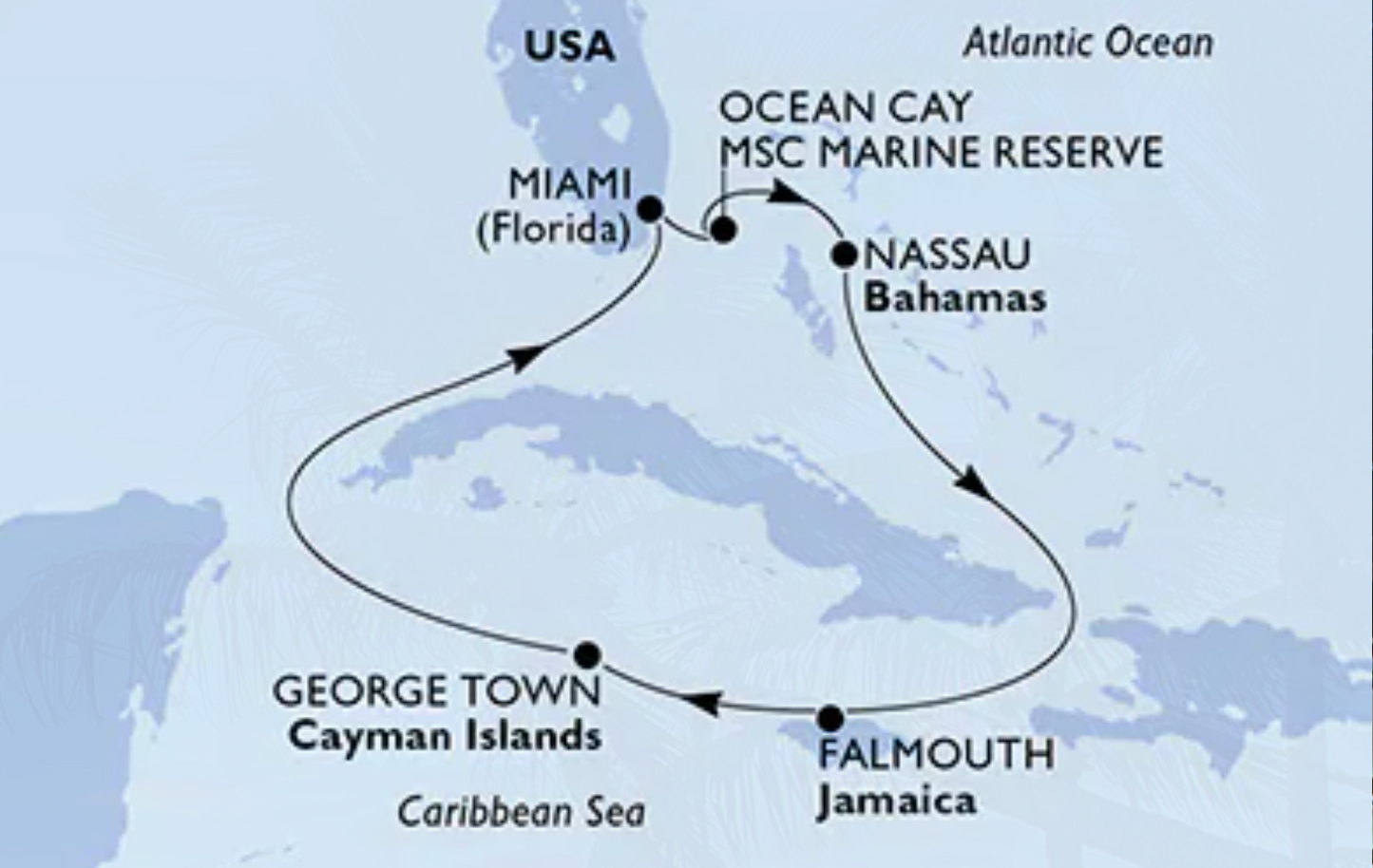 MSC SEASCAPE - Jamaica, Cayman Islands, Mexico, Bahamas
